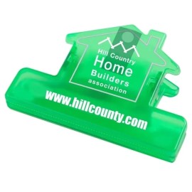 4" House Shaped Bag Clip