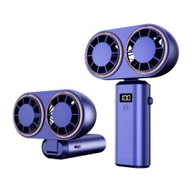 Foldable Handle Fan With Lanyard