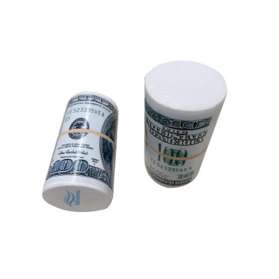 Rolled Cash Shaped Stress Reliever