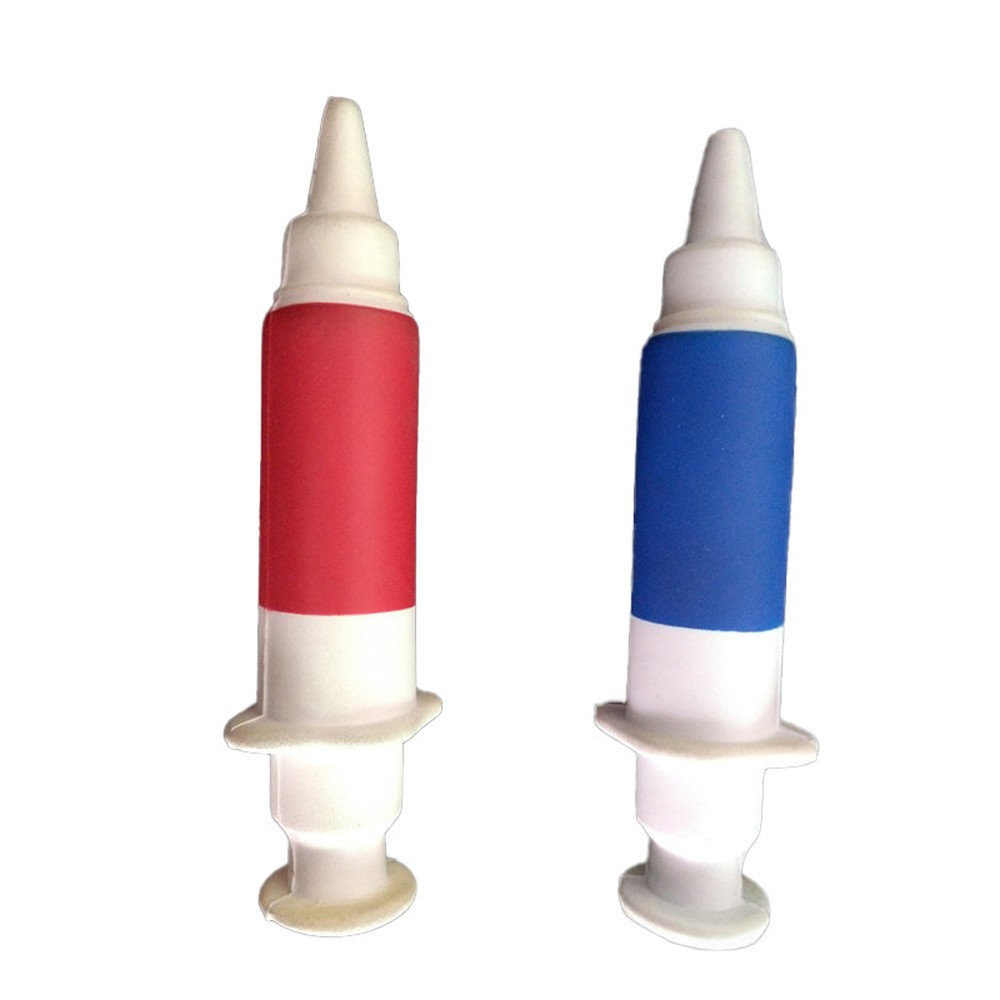 Syringe Shaped Stress Reliever