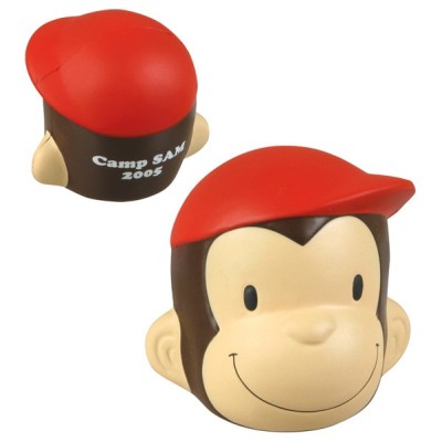 Monkey Head Shaped Stress Toy