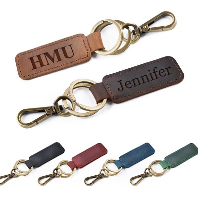 Leather Keychain