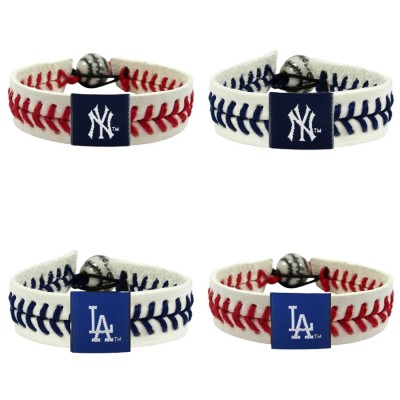 Baseball Shaped Leather Bracelet