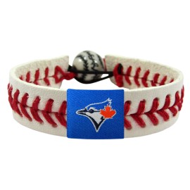 Baseball Shaped Leather Bracelet