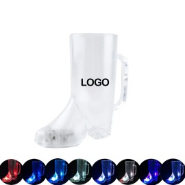 16 Oz Flashing Bar Boot Glass