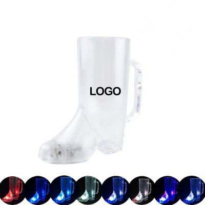 16 Oz Flashing Bar Boot Glass