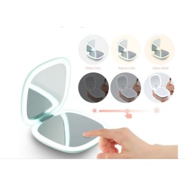 Rechargeable Magnification Mirror with Light