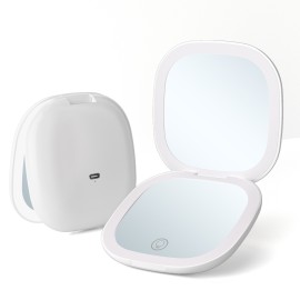 Rechargeable Magnification Mirror with Light