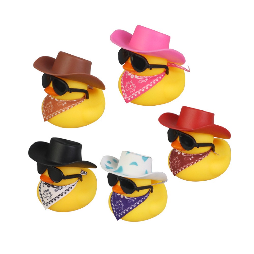 Cowboy Shaped Yellow Duck
