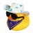 Cowboy Shaped Yellow Duck
