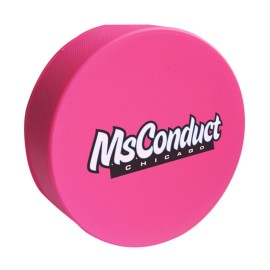 Hockey Puck Shaped Stress Reliever