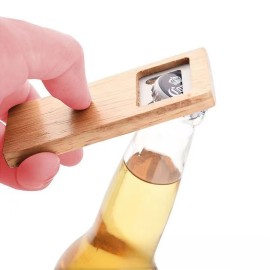 Wooden Handle Bottle Opener