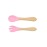 Baby Feeding Silicone Fork & Spoon Set