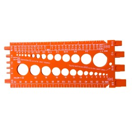 Nut Bolt Thread Screw Size Gauge