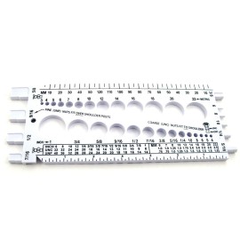 Nut Bolt Thread Screw Size Gauge