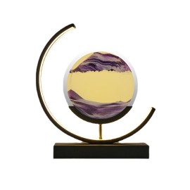 3D Hourglass Moving Sand Desk Lamp