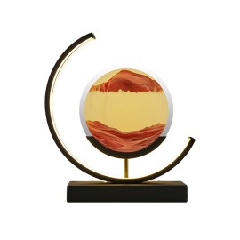 3D Hourglass Moving Sand Desk Lamp