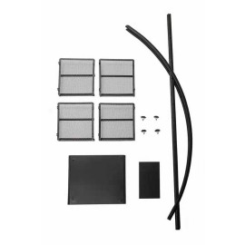 4-layer Floor Metal Magazine Rack