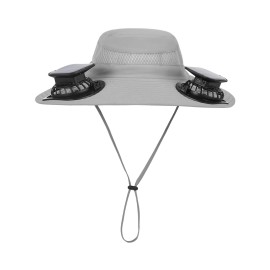 Detachable Wide Brim 2 Solar Fan Hat 