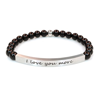 Natural Stone Beaded Bracelet