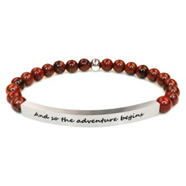 Natural Stone Beaded Bracelet