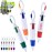 Multi-color Ballpoint Pens with Carabiner Clip