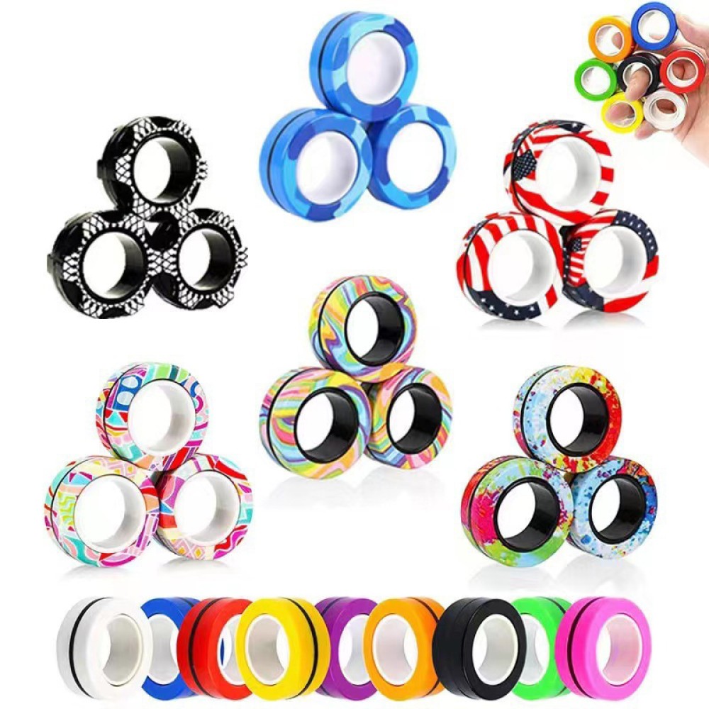 Magnetic Fidget Rings (Sets of 3pcs)
