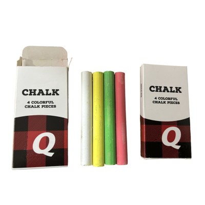 4 Colors Chalks Set with Custom Box