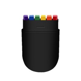 6 Colors Rainbow Stripe Face Paint