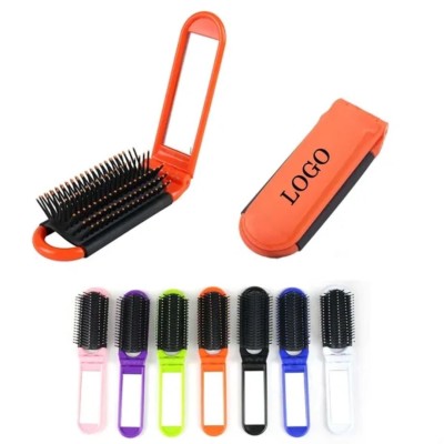 2 In 1 Hair Brush with Mirror