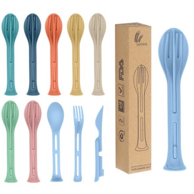 3 In 1 Spoon Fork Knife Cutlery Set