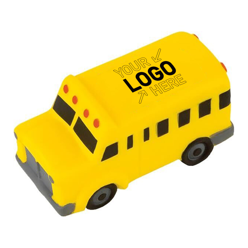 School Bus Shaped Stress Reliever