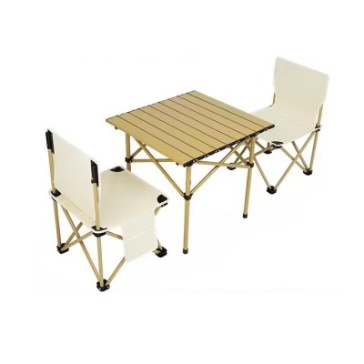 Foldable Camping Desk & Chair
