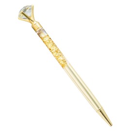 Floating Glitter Ballpoint Pen with Diamond Top