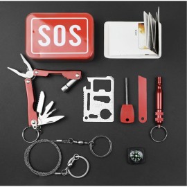 Survival Gear Kit Emergency / Hiking Equipment Set