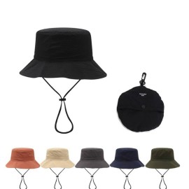 Foldable Beach Bucket Hat Into Pocket