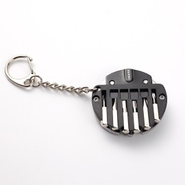 Folding Knife Screwdriver Set Keychain