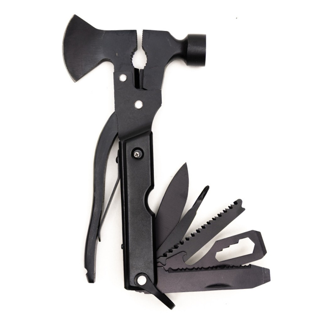 14 in 1 Multitool Hatchet Camping Axe Hammer Saw Screwdriver