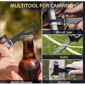 14 in 1 Multitool Hatchet Camping Axe Hammer Saw Screwdriver