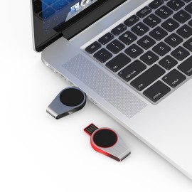 Swivel USB Flash Drive with Light 