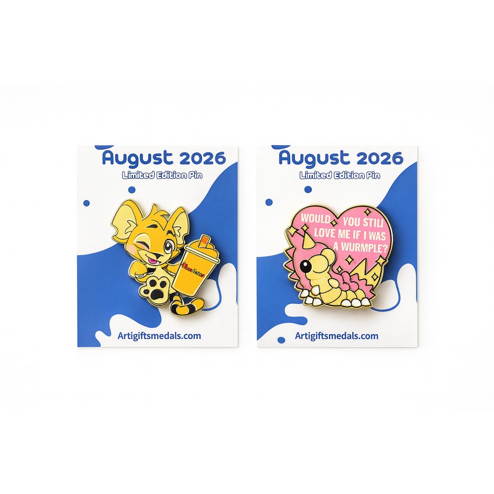 Lapel Pin with Paper Card