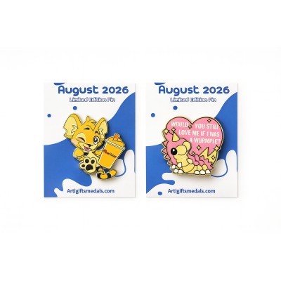 Lapel Pin with Paper Card