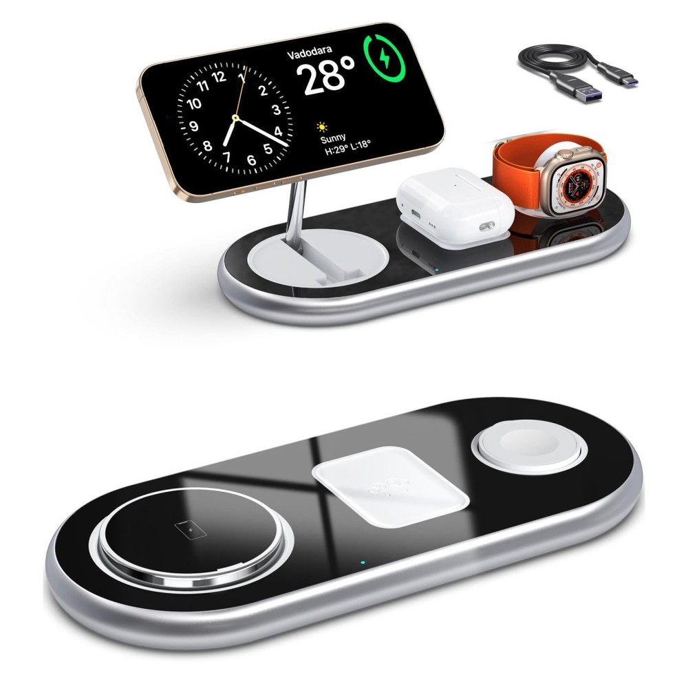 3-In-1 Strong Magnetic Snap Fast Wireless Charging Station