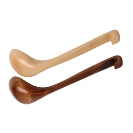 Natural Wooden Ladle for Cooking and Serving