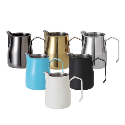 17oz Italian Style Stainless Steel Latte Art Cup with Scale