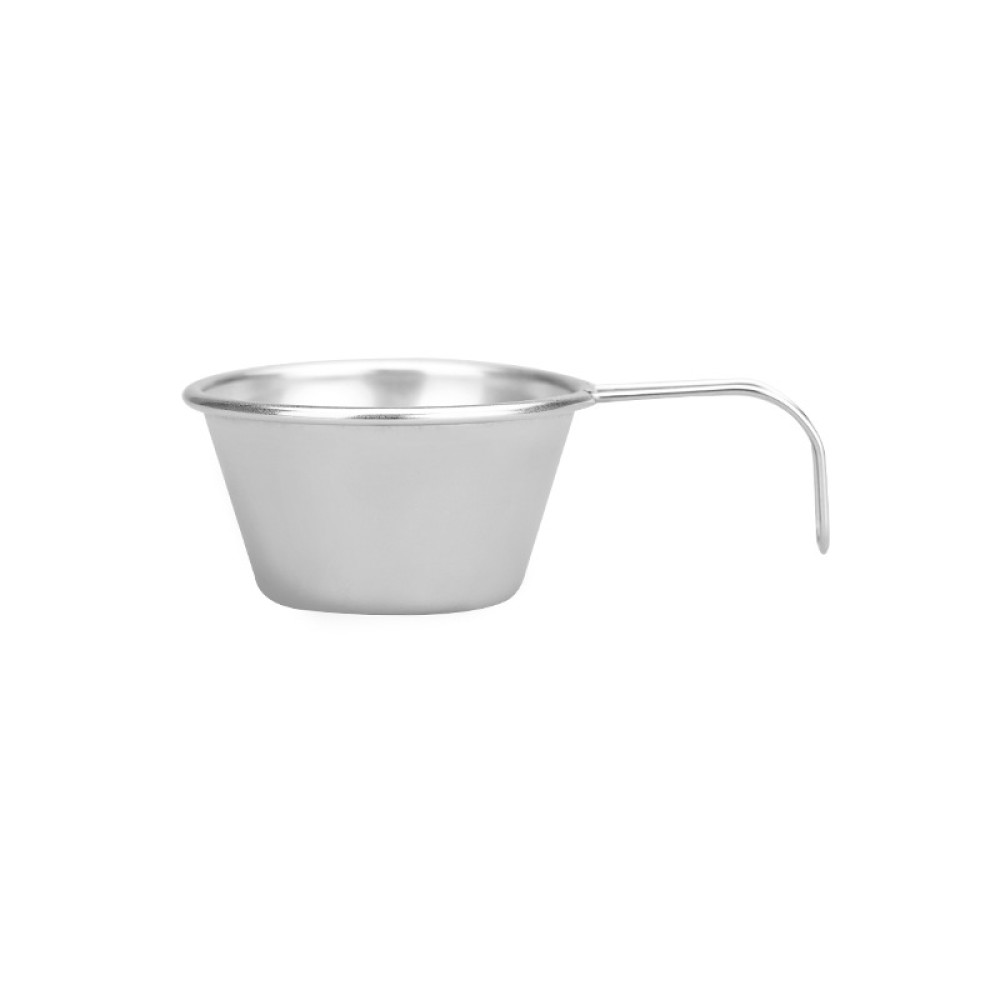 1 OZ Stainless Steel Mini Shala Cup with Handle