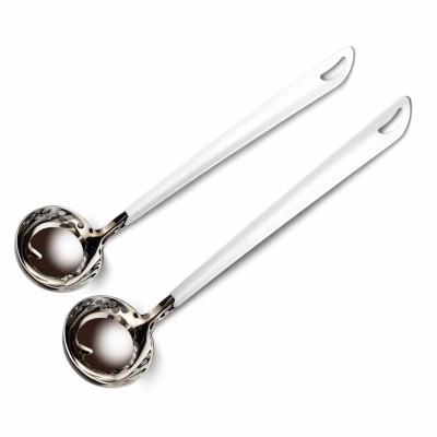2 in 1 Stainless Steel Slotted Colander Spoon Ladle