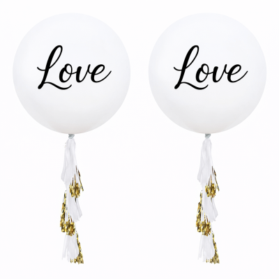 36" Balloon with Tassels