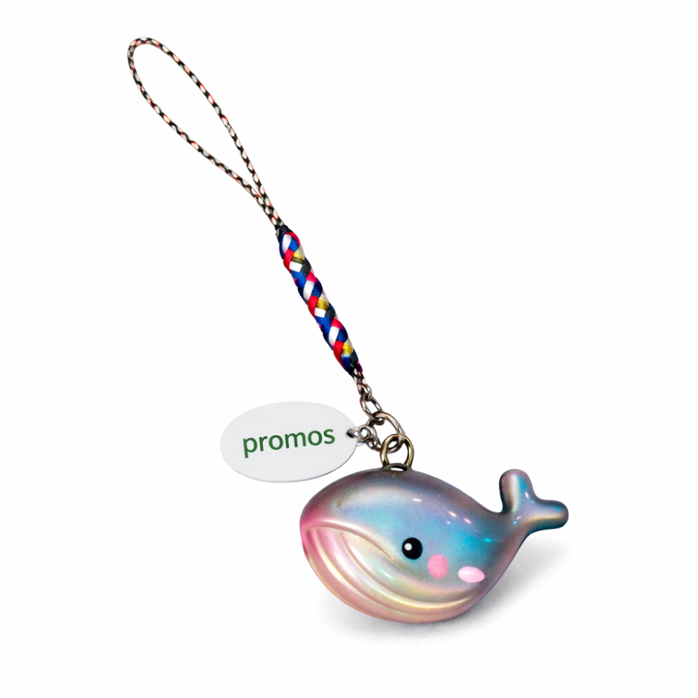 Dolphin Sound Bell Charm