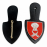 Metal Badge With Leather